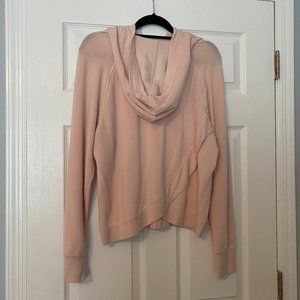 Athleta Light Pink Hoodie Sweater
